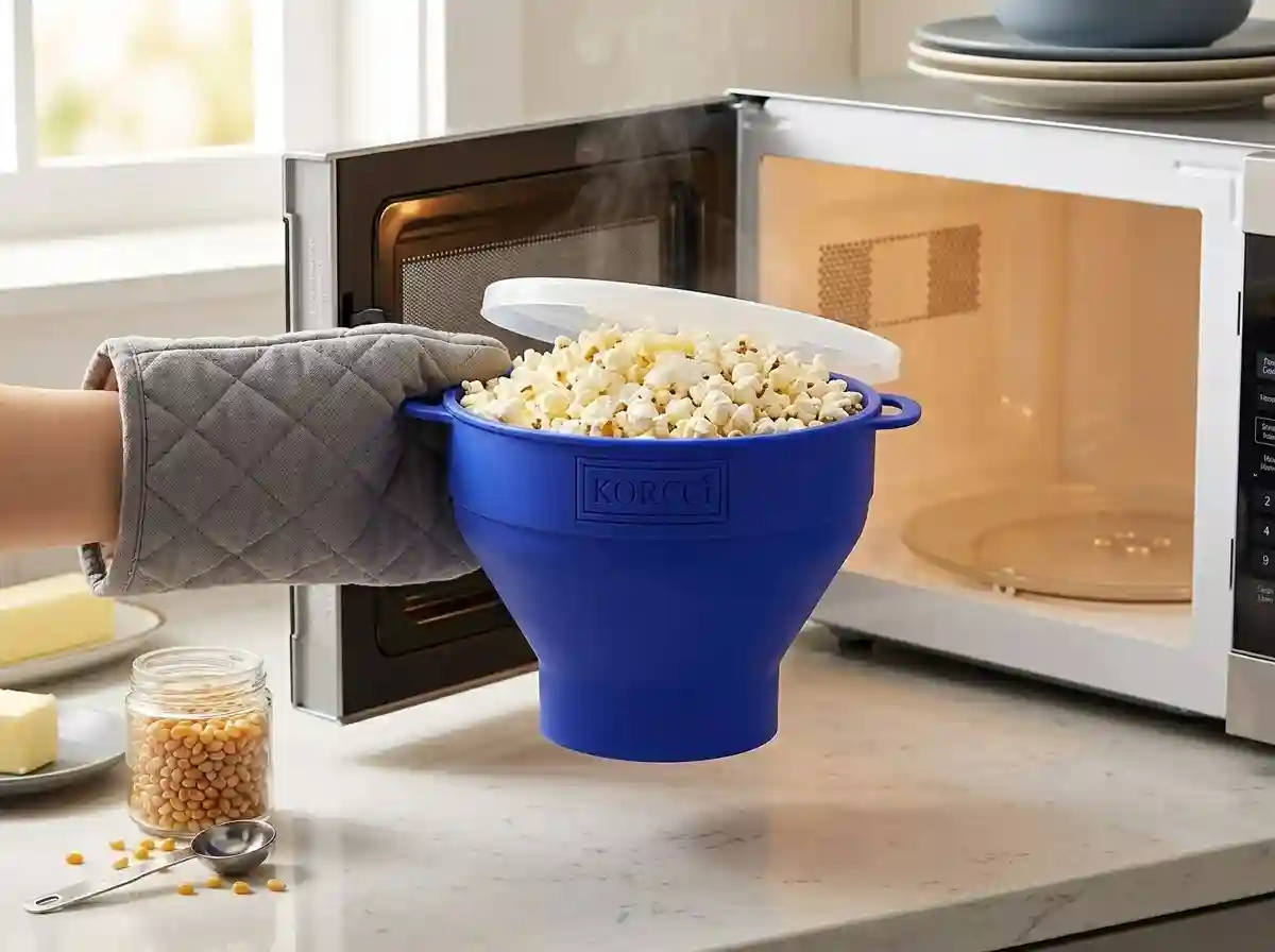 KORCCI brand lifestyle — modern American kitchen with KORCCI products